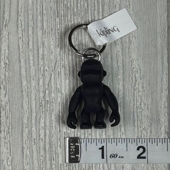 Kipling black rubber monkey keychain - Picture 3 of 3